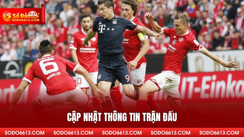 Cập nhật thông tin trận đấu