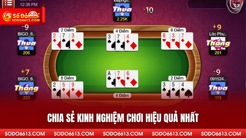 Chia sẻ kinh nghiệm chơi hiệu quả nhất