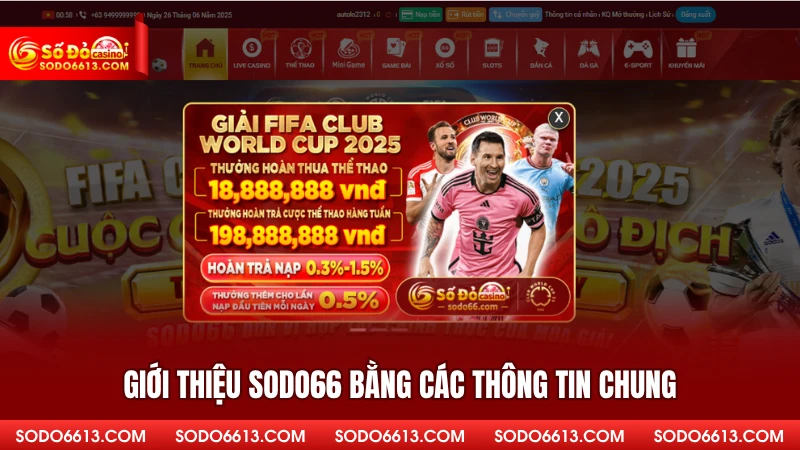 Giới thiệu sodo66 bằng các thông tin chung 